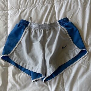 Nike Gray and Blue Running Shorts